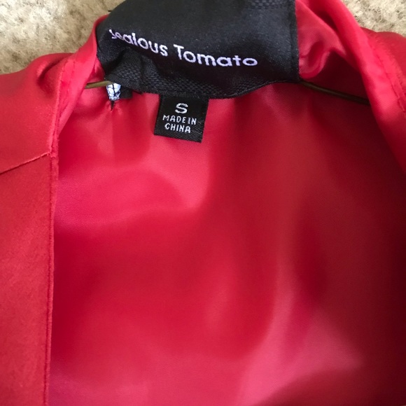 COPY - Red Cape Blazer - Picture 3 of 6